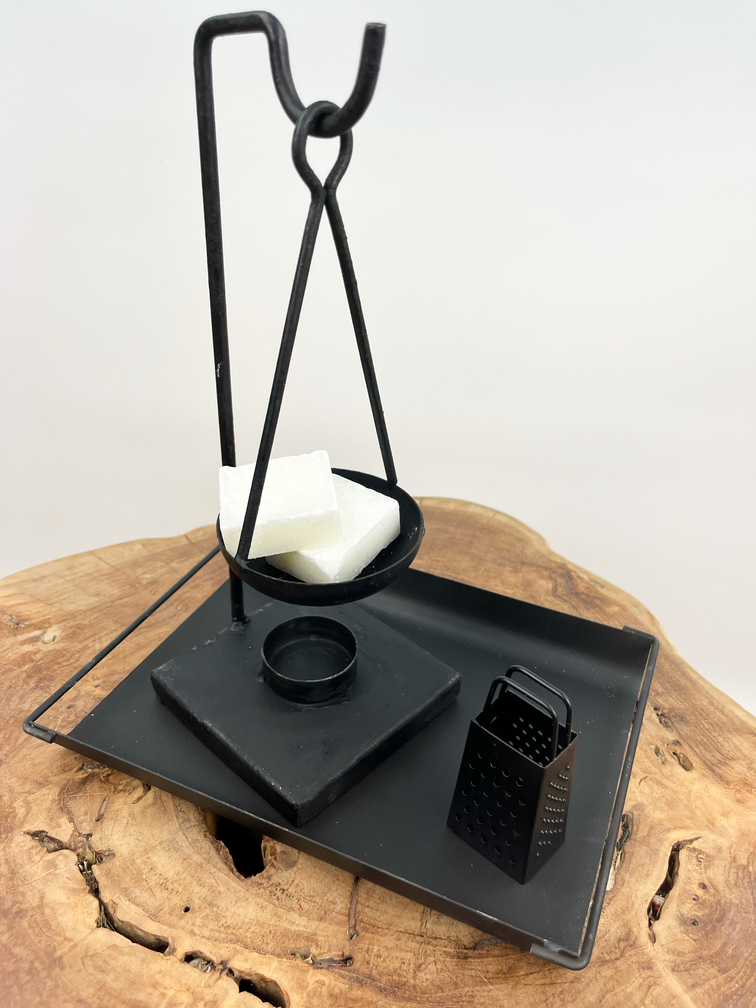 Table/cabinet setting 'Charcoal' | Home decoration set