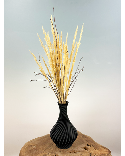 Ramo de flores secas "Chic Flow" | 35cm - incl. jarrón