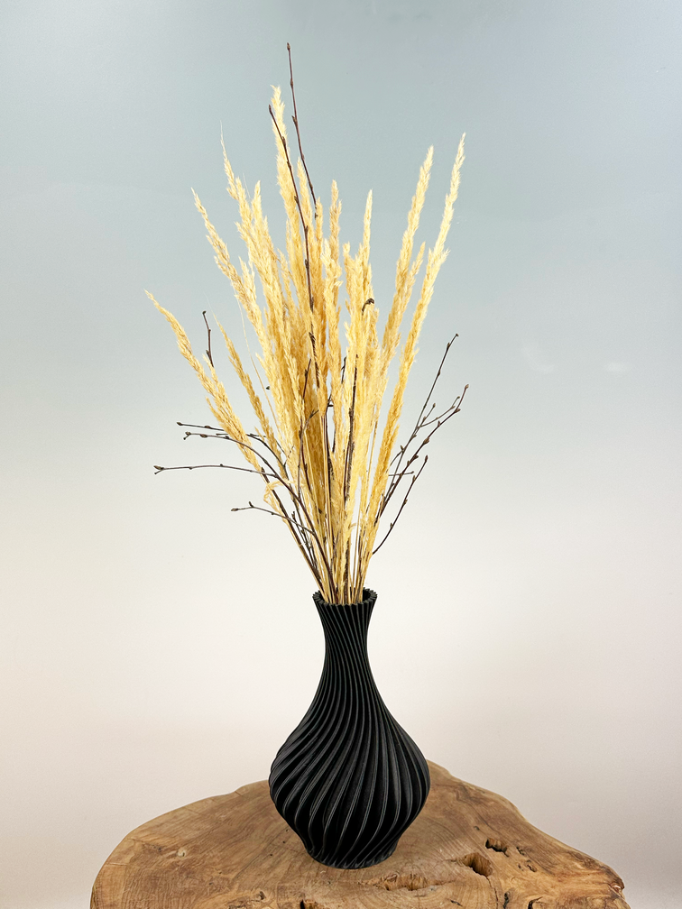 Bouquet di fiori secchi "Chic Flow" | 35cm - vaso incluso