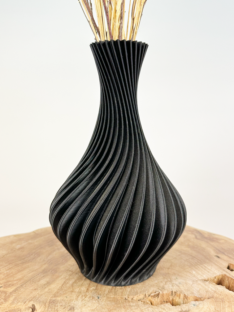 Bukiet suszonych kwiatów "Chic Flow" | 35cm - w tym wazon
