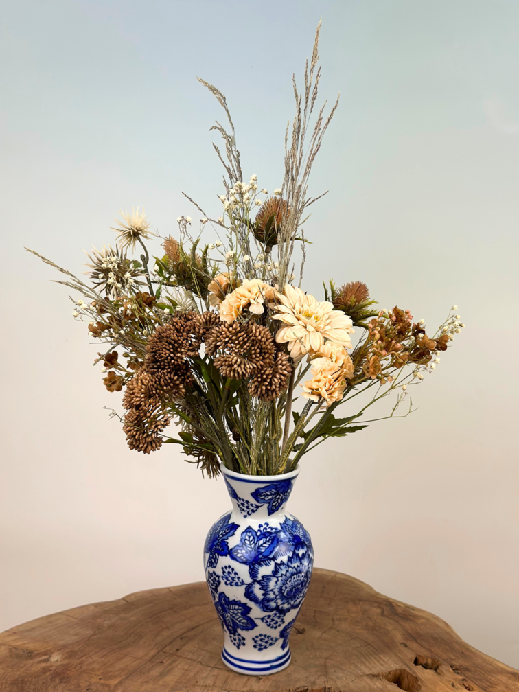 Bouquet en soie et sec "Perfect Sense" | 35cm