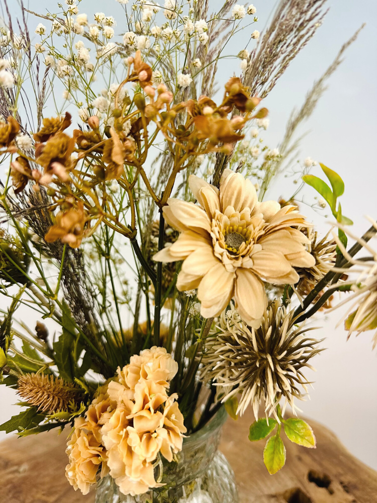 Bouquet en soie et sec "Perfect Sense" | 35cm