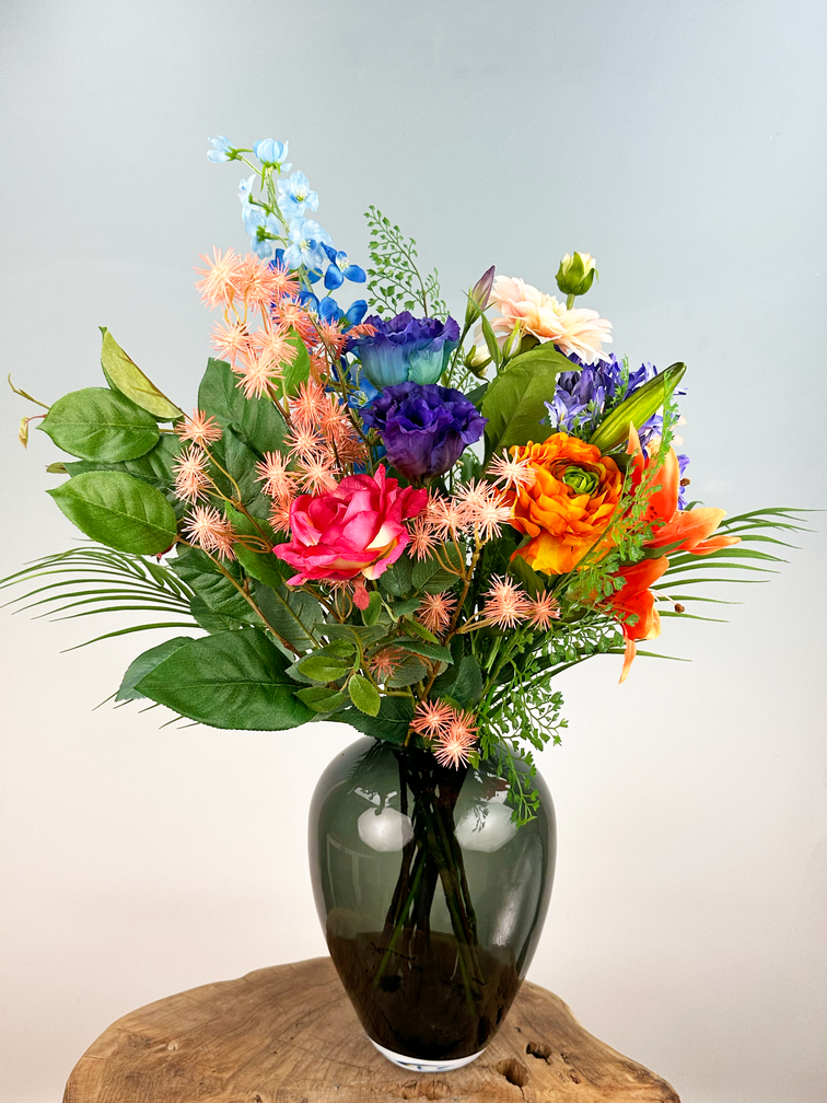 Bouquet di seta "Colori luminosi" | 75cm