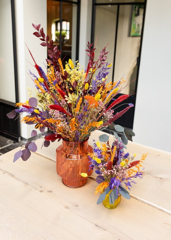 Bouquet di fiori secchi "Colour bomb" - Mini | 35cm