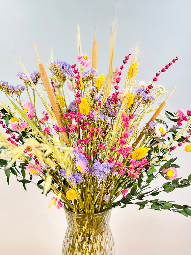 Bouquet di fiori secchi "The Happiness Bouquet" - grande | 60cm
