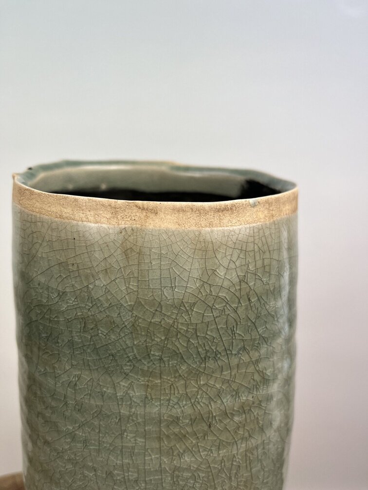 Ter Steege blomkruka Iris "Mint" | 26x12cm