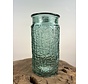 Vase avec structure "Blue" | ø12xH26cm