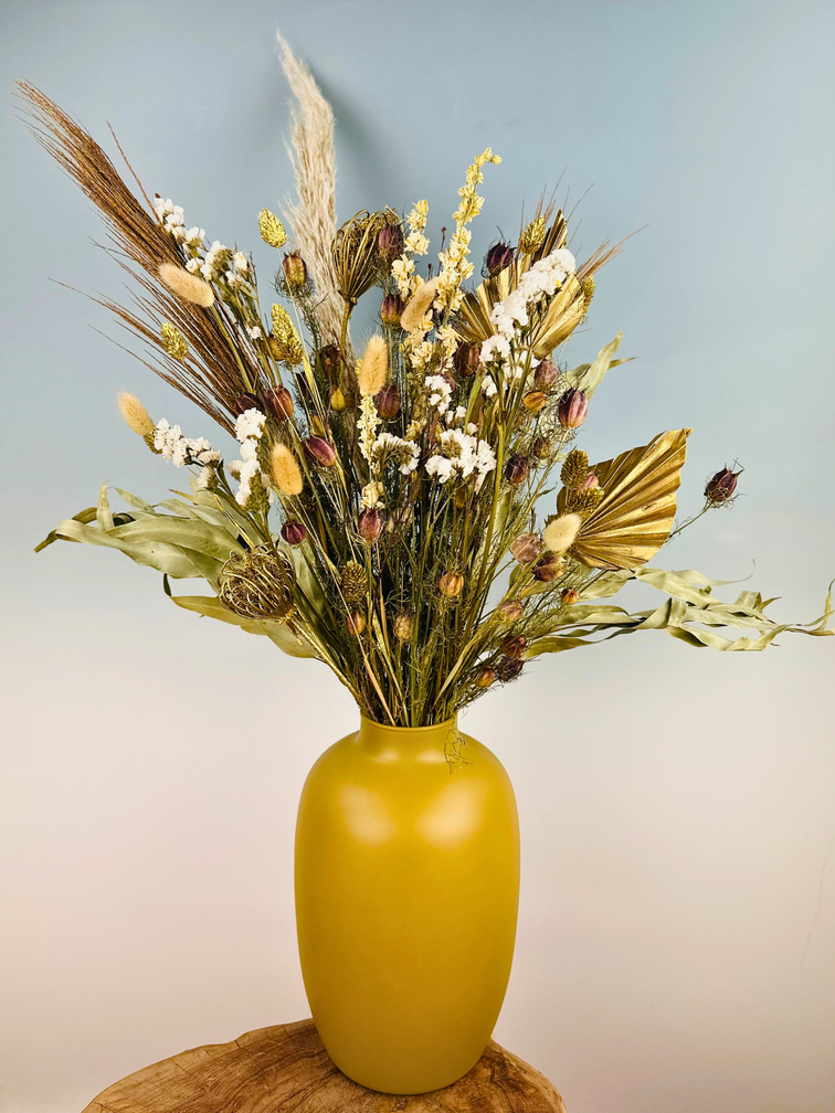 Bouquet di fiori secchi "Gold Rush" (Large) | 70cm