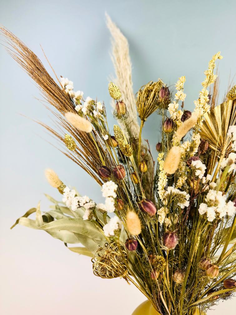 Bouquet di fiori secchi "Gold Rush" (Large) | 70cm