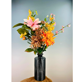 Bouquet de soie "Pamplemousse juteux" | 70cm