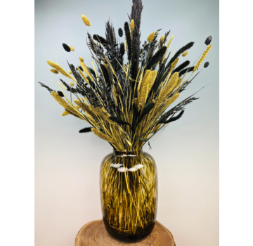 Bukett med torkade blommor "Bold & Cheetah" | 90cm