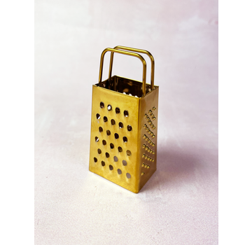 Mini râpe spéciale pour cube d'ambre (or)
