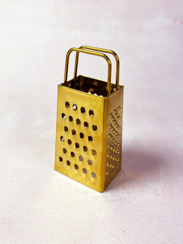 Mini rivjärn speciellt för bärnstenskuber (guld)