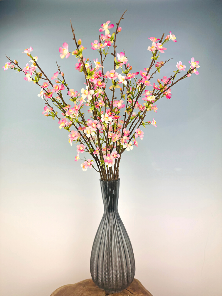 Bouquet di seta "Apple Blossom" - incluso vaso elegante | 85cm