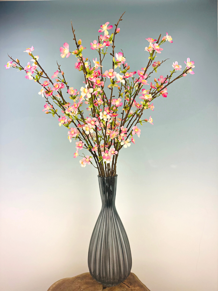 Bouquet di seta "Apple Blossom" - incluso vaso elegante | 85cm