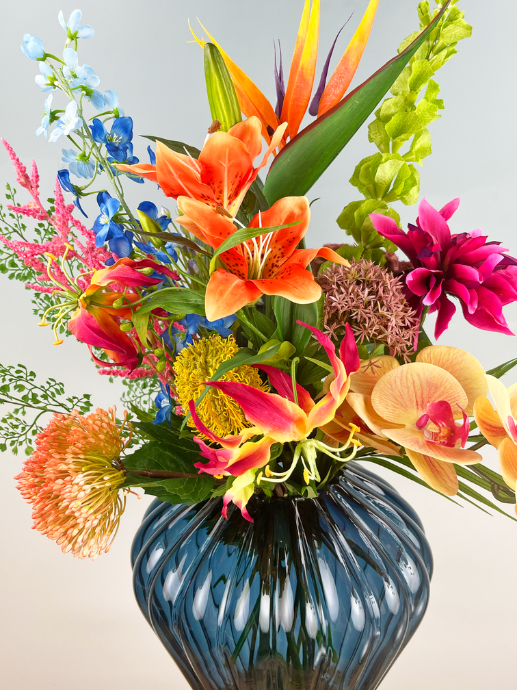 Bouquet de soie "Tropical Dreams" | 75cm