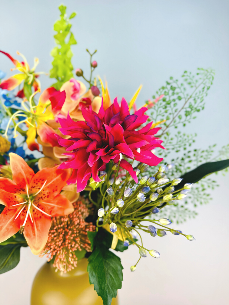 Bouquet de soie "Tropical Dreams" | 75cm