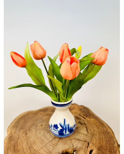 Tulipany artystyczne "Dutch Splendour" - łososiowy | 30cm