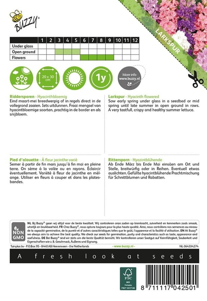 Buzzy® Rittersporn, Rittersporn gemischt