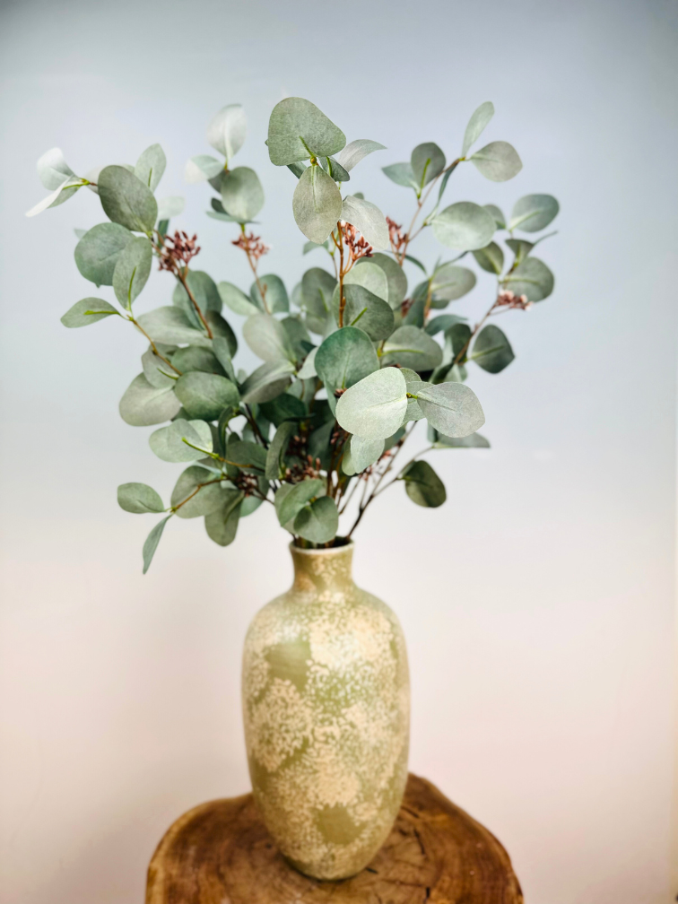 Bouquet di seta "Euca love" | 80cm