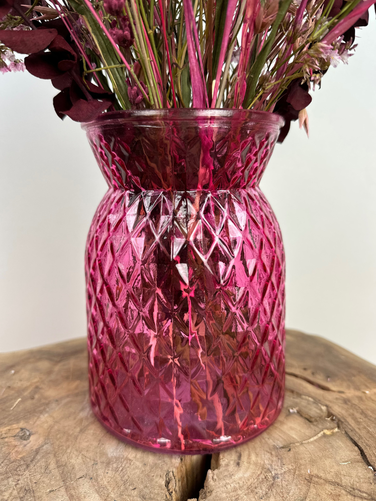 Bouquet de fleurs séchées "Sunny Days" | 40cm - vase inclus