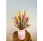 Ramo seco "Especialmente tuyo" - jarrón rosa | 55cm