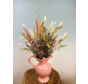 Trockener Blumenstrauß "Lorena's Pink Tea Party" | 60cm