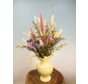 Bouquet sec "La fête du thé jaune de Lorena" | 60cm