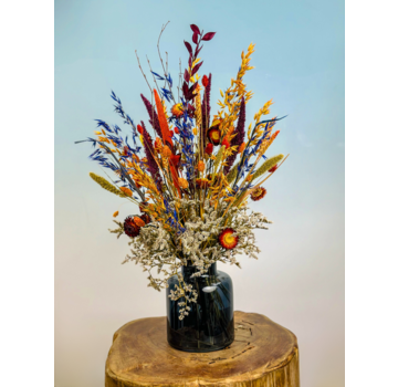 Ramo de flores secas "Cálido atardecer" (Pequeño) | 40cm