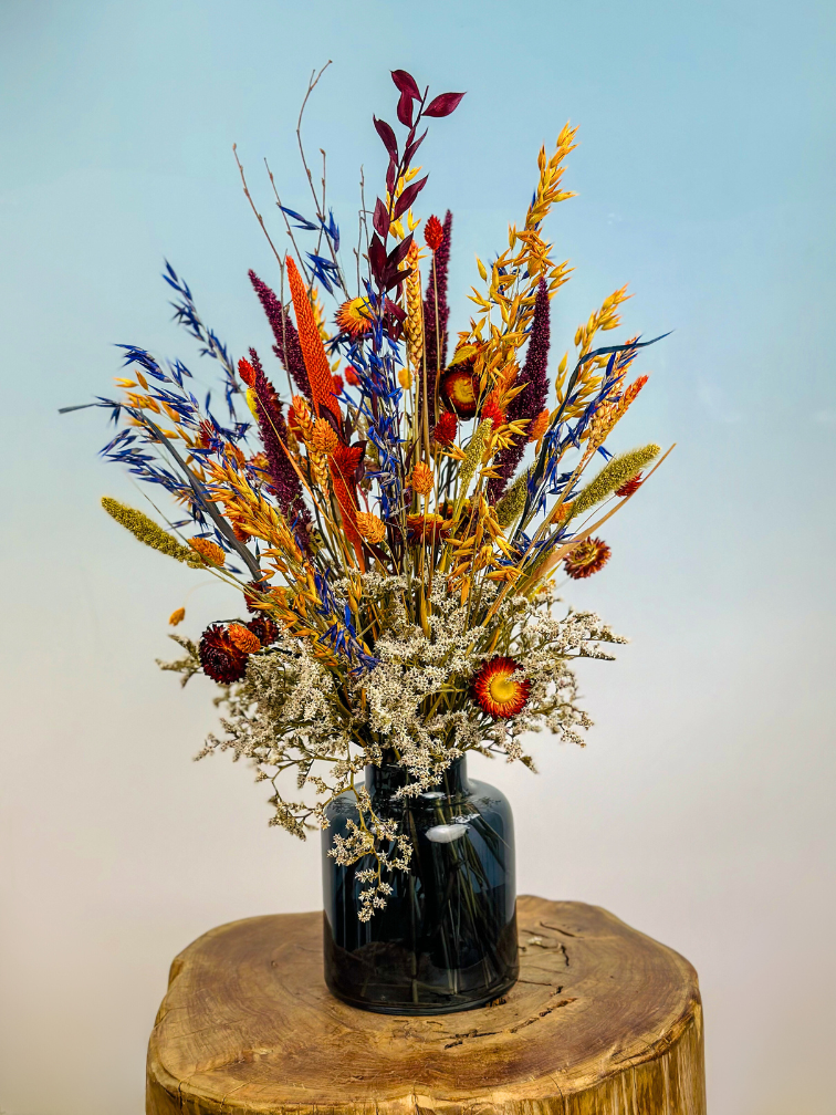 Ramo de flores secas "Cálido atardecer" (Pequeño) | 40cm