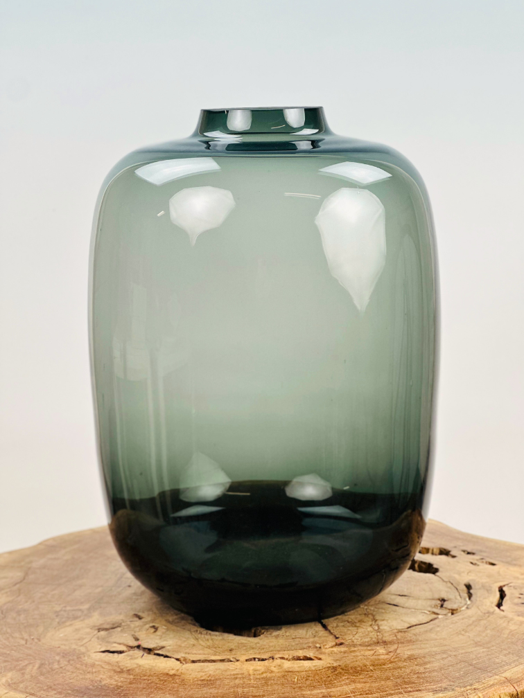 Vase ''Kara S'' | grau | ⌀ 21 cm