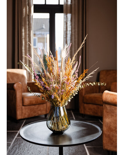 Bukett med torkade blommor "Happy December" | 55cm