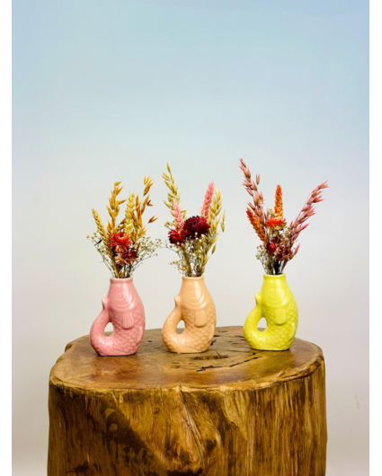 Set of drying bouquets "Trio of Fish" - 3 pieces