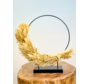 Dekorativer Ring mit getrockneten Blumen | 34x8x36 cm