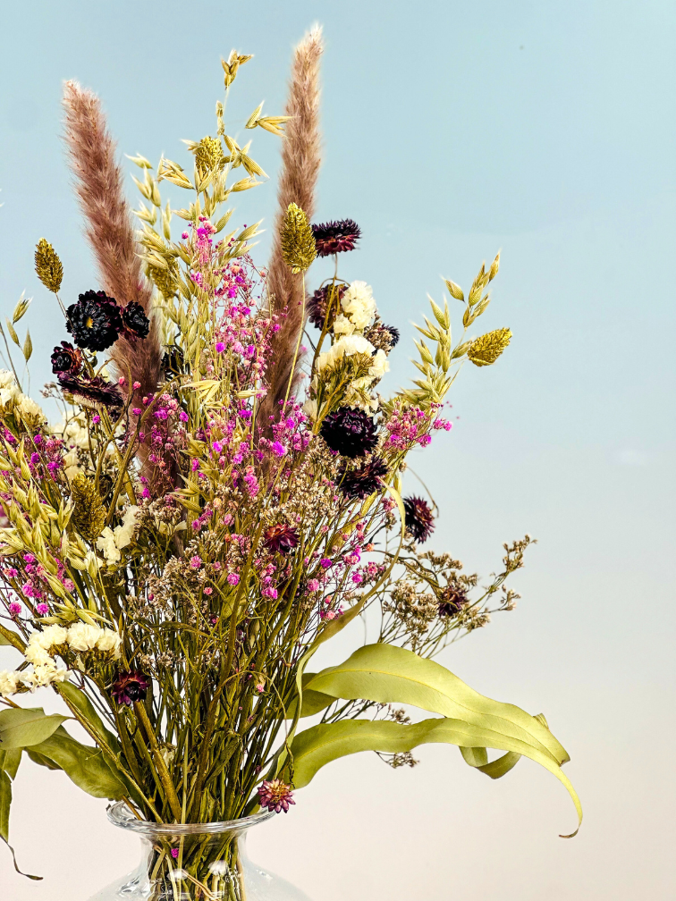 Bouquet di fiori secchi "Calming Sunday" - 70 cm