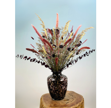 Ramo de flores secas "Anochecer majestuoso" - 78 cm