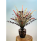 Bukett med torkade blommor "Majestic Nightfall" - 78 cm