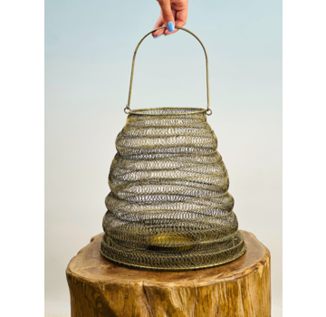 Lampe à vent en métal | or