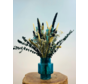 Bouquet sec "Blue Moon" | Medium incl. vase | 45cm