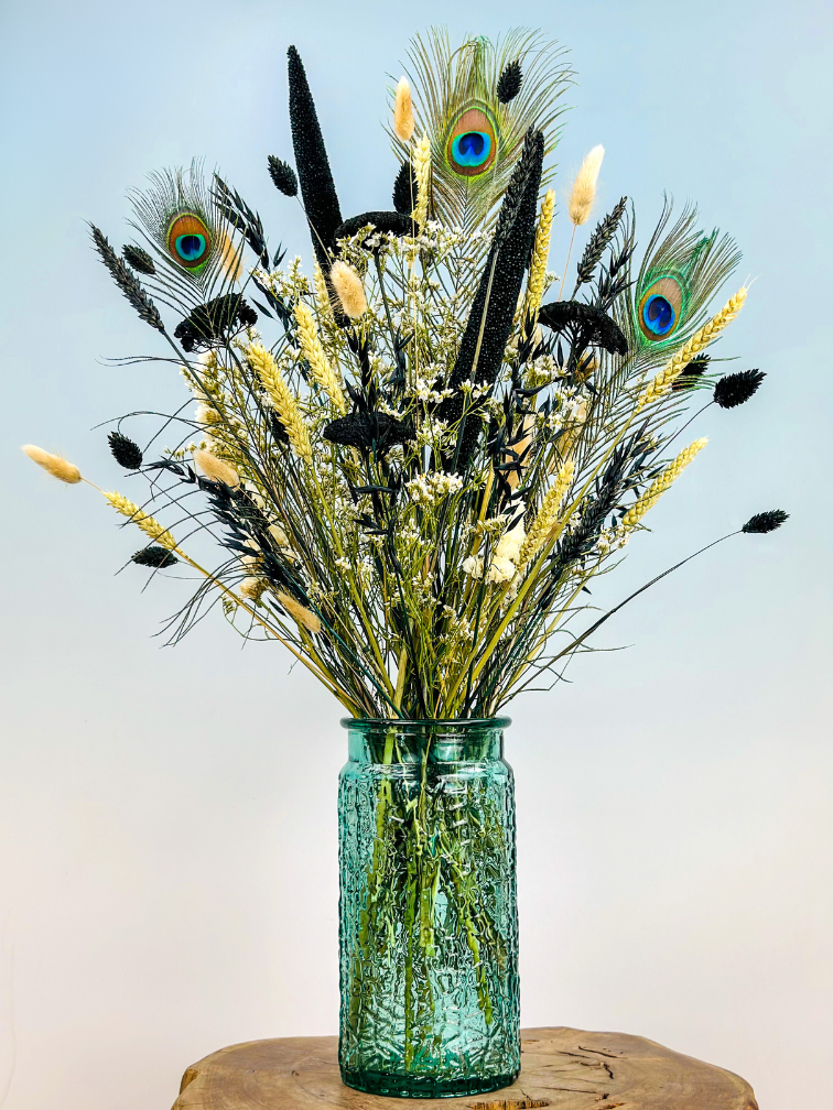 Fleurs Séchées Naturelles En Kit - Pour Scrapbooking, Déco Mariage, Arrangements Floraux - Couleur Noir