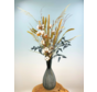 Bouquet di fiori secchi "Bombacio" - grigio | 85cm