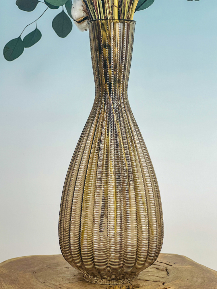 Torr blombukett "Bombacio" - beige | 85cm