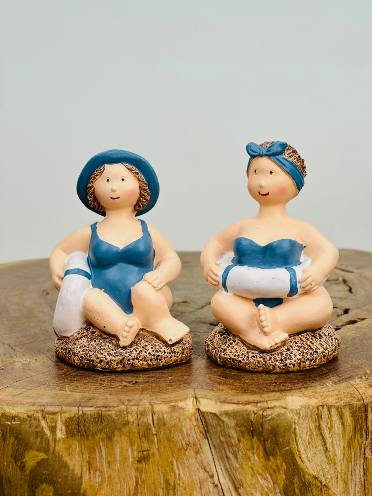 Set di donne grasse (Poliresina) | 8,5x8,5x12,5cm
