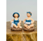 Set di donne grasse (Poliresina) | 8,5x8,5x12,5cm