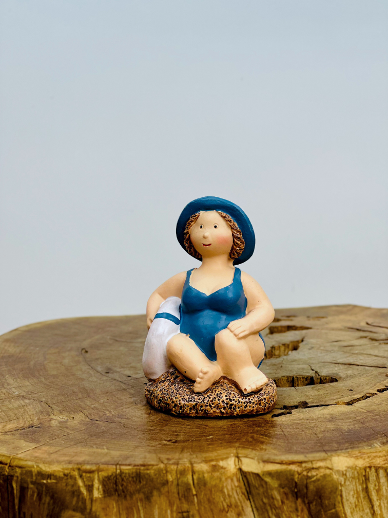 Fat lady set (Polyrésine) | 8.5x8.5x12.5cm