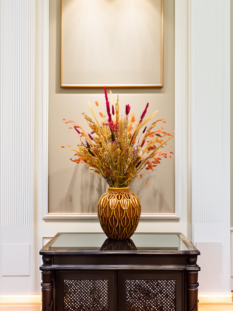 Bukett av torkade blommor "Josephine's Colours" | 70 cm