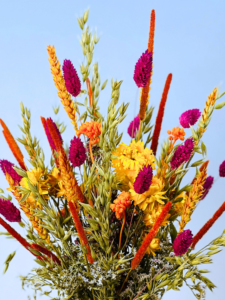 Ramo seco "Greetjes Flower Power" - 45cm