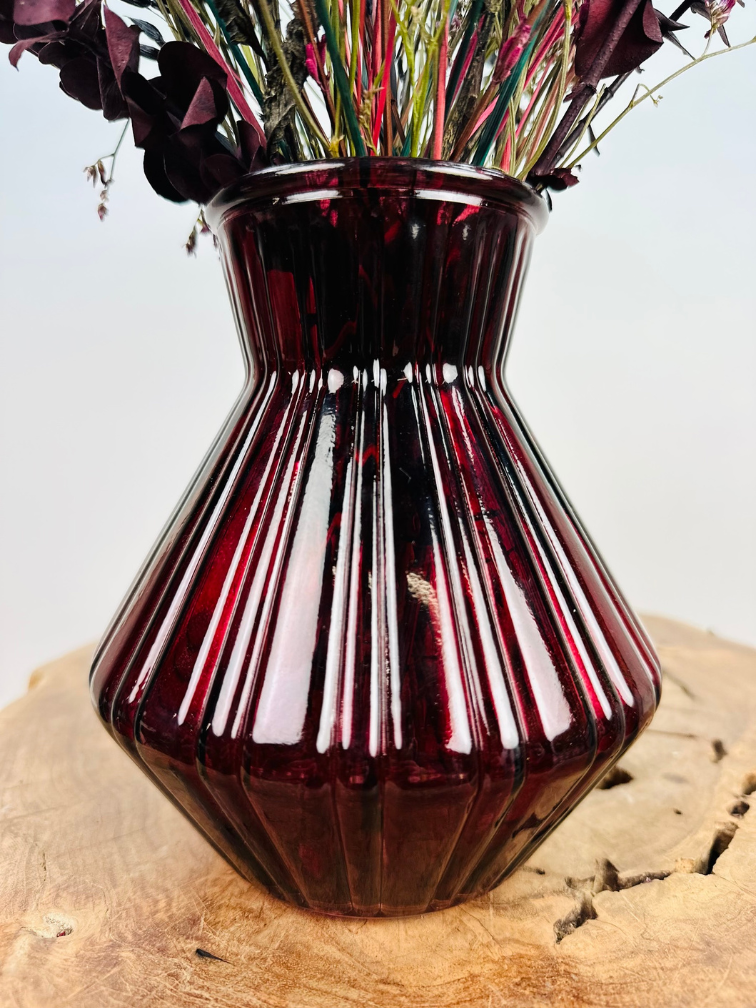 Bouquet de fleurs séchées "Lady Bordeaux" | 45cm
