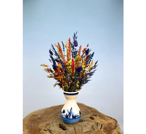 Ramo de flores secas "Dutch Pride" - incl. jarrón | 40cm