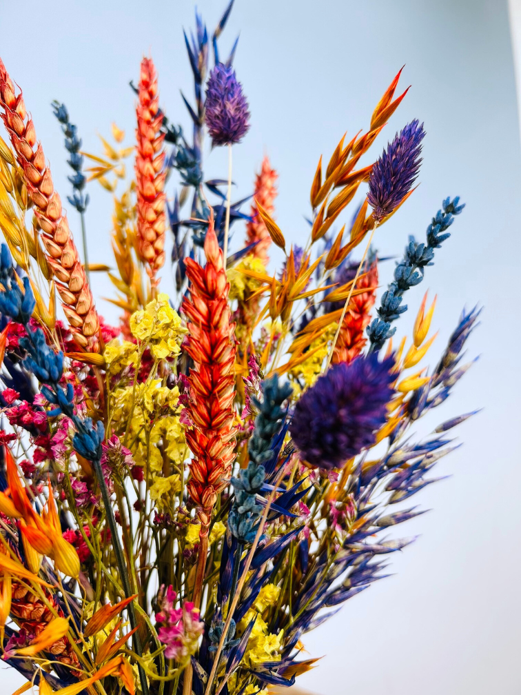 Ramo de flores secas "Dutch Pride" - incl. jarrón | 40cm